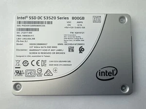 SSDSC2BB800G701 Intel DC S3520 Series 800GB 2.5in SATA SSD - Photo 1/2