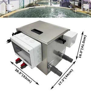 110V Koi Pond Drum Filtration System Aquarium Hydroponics Automatic Drum Filter - Picture 1 of 24