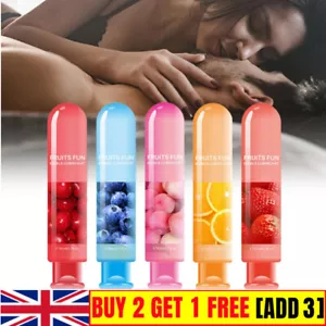 Essbarer Fruchtgeschmack Erwachsene Gleitmittel Gel essbar Oralsex sexuelle Massage Gleitmittelöl - Bild 1 von 17