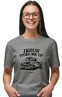Jesus Picks Me Up Shirt, Athletic Heather, Adult 2X