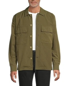 NEW Paul Smith Green Flap Pocket Cotton Blend Shirt Jacket Sz L NWT $735 - Picture 1 of 12