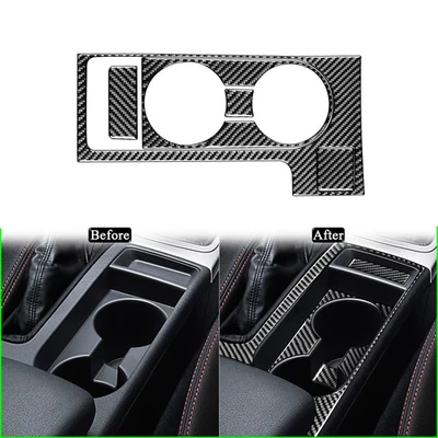 Kit de moldura portavasos central de fibra de carbono real para Subaru Impreza WRX STI 2008-14 Foto 1 de 4