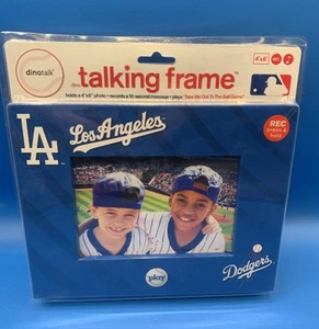 NEW: Dinotalk Talking Picture Frame 4”x6” MLB Baseball Los Angeles Dodgers - Bild 1 von 3
