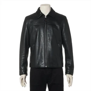 COACH Leather Leather jacket S Men's Black  Zip handle deterioration Has shoulde - Picture 1 of 12