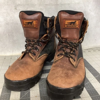 Irish Setter 802 Gore-Tex Mens Size 9.5 M Brown Leather Waterproof Hunting Boots - Image 1 of 4