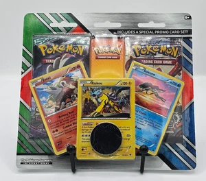 Pokémon Legendäre Bestien Blister Entei Raikou Suicune •2 Booster + Victini Coin - Bild 1 von 2