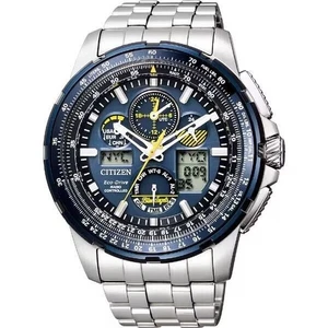 Citizen Promaster Sky Blue Angels JY8058-50L Eco-Drive Solar Atomic Watch Japn - Picture 1 of 3