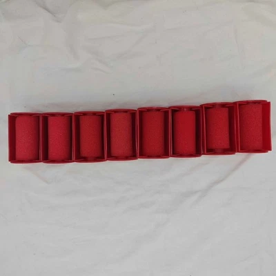 Caruso Ionic Steam Setter Rodillos Rizadores Lote 8 Grandes Reemplazos Jumbo Rojo Foto 1 de 4