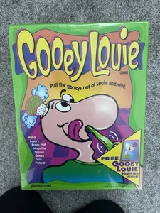 Vintage Gooey Louie Booger Pulling Game Pressman 1995 New Contents SEALED - Picture 1 of 8