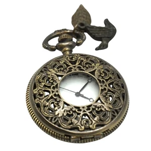 Orologio da tasca cassa in filigrana tono bronzo  - Foto 1 di 7