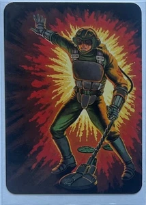 1986 Hasbro G.I. JOE Action Card # 28 TRIPWIRE Mine Detector Pack Fresh Shape! - Picture 1 of 2
