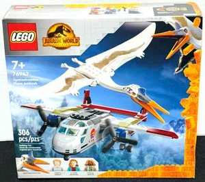 NEW! LEGO JURASSIC WORLD DOMINION 76947 QUETZALCOATLUS PLANE AMBUSH / DINOSAUR - Picture 1 of 7