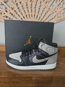 Jordan 1 Retro High OG Satin Shadow PS 1 FD5304 010 Black /Grey - Picture 1 of 10