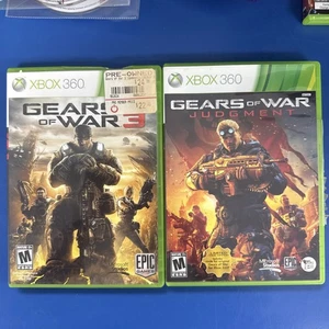 Gears of War 3 /Gears of war judgment Xbox 360, 2011) CIB TESTED - Picture 1 of 12