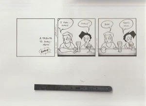 Cómic original firmado por Jonathan Rosenberg Goats Infinite Typewriters webcomic - Imagen 1 de 1