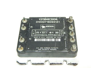 VICOR V375B48C300AL DC ZU DC WANDLER MODUL 375V AUF 48V 300 WATT - Bild 1 von 1