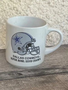 Dallas Cowboys Cup Coffee Mug 1992 NFC Champions "1993 Super Bowl XXVII Winners" - Picture 1 of 6