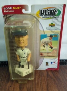 2002 Play Makers Upper Deck Roger Clemens Bobblehead Nodder Figurine W Card - Picture 1 of 6