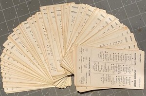 STRAT-O-MATIC BASEBALL CARD SINGLES, 1974 SEASON, ADV, $2.75 PER CARD, GD to EX