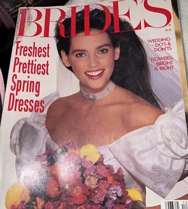 Brautmagazin Vintage Dezember 1988/Januar 1989 Lauren Lindbergh Brautkleider - Bild 1 von 21