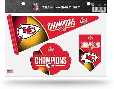 NFL Kansas City Chiefs Champions Team Magnet Set Cover