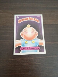 1986 Garbage Pail Kids Lucas Mucas #195a - Picture 1 of 6