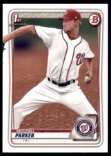 2020 Bowman Draft Base Paper #BD-176 Mitchell Parker - Washington Nationals