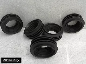 5 x Toilet Flush Pipe Seal Rubber Flush Cone for 38mm or 40mm Flush Pipe - Picture 1 of 4