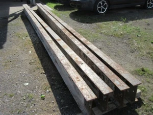 Stahlträger 7.05m lang x 0,26m hoch x 0.115m breit Doppel-Träger - Bild 1 von 12