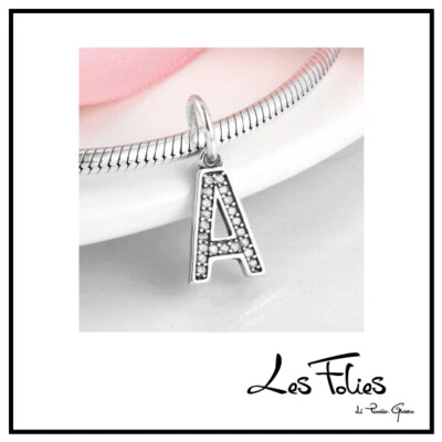 Charm Lettera A in argento 925 - Les Folies - Immagine 1 di 4