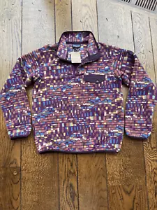 Patagonia Synchilla Snap-T Pullover Fleece Fitz Roy Night Plum Women XS NWT - Picture 1 of 4