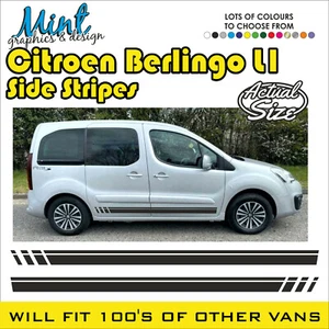 Calcomanías de rayas laterales CITROEN BERLINGO L1 VTR MULTIESPACIO gráficos 008 - Imagen 1 de 4