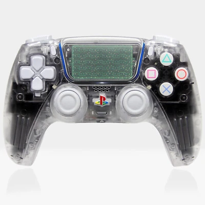 Crystal White PS5 Controller Killscreen Pro Clear Retro PlayStation 5 DualSense - Image 1 of 4
