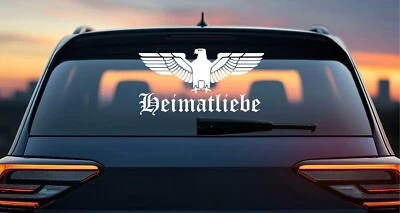 LEMMY'S HOLZSCHMIEDE Aufkleber Adler Deutschland Reichsadler Heimatliebe Autoaufkleber Sticker decal