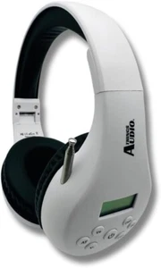 FM Antenna Radio Headphones with Pull-Out Antenna by Things Audio (White & Blk) - Picture 1 of 5