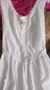 CAMISÓN CAMPESINO BORDADO RARO VINTAGE NUEVO SIN ETIQUETAS CACHET MEZCLA ALGODÓN MUJER 12-14 - Imagen 1 de 8