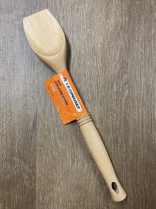 Cuillère à gratter bois révolution LE CREUSET 12,75" long ustensile bois hêtre - Photo 1 sur 6
