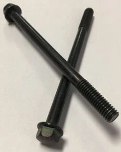 *1EA OEM HONDA 6X80 ATC200E ES FLANGE BOLT BLACK 96001-06080-07 (323Q) - Picture 1 of 1