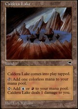 Caldera Lake - Tempest - MP, English MTG Magic FLAT RATE SHIP