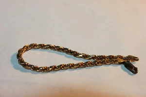 VINTAGE DAMEN 925 GOLDFARBEN STERLINGSILBER STG KETTE ARMBAND  - Bild 1 von 10