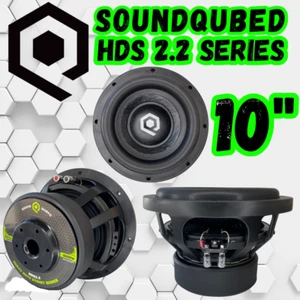 SoundQubed HDS2.2 Serie 1200 W Subwoofer 10 Zoll Dual 2 Ohm - Bild 1 von 5