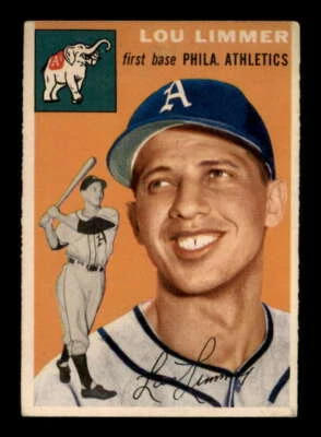 1954 Topps #232 Lou Limmer VG/VGEX RC Rookie Athletics 553343 - Image 1 of 2