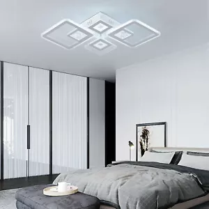 LED Acrylic Ceiling Lamp Flush Mount Light Bedroom Modern Living Room Chandelier - Picture 1 of 13