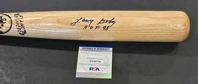 34.5" LARRY DOBY Signed Louisville Slugger Bat-HOF-CLEVELAND INDIANS-PSA - Image 1 of 4