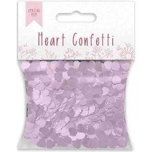 Mother's Day Heart Confetti - Pink Occasion Metallic Gift Present Table Wedding - Picture 1 of 1