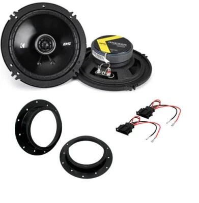 Kicker 43DSC6504 6.5" Coaxial Door Speakers Kit For VW Touareg 7L 7P 2002-2014 - Image 1 of 4