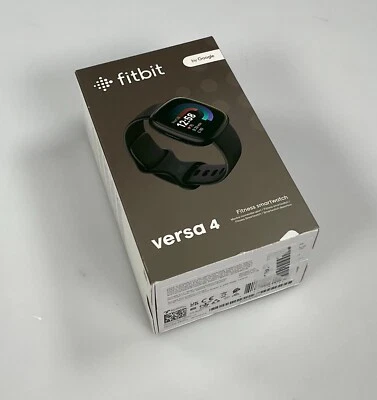 Fitbit Versa 4 Fitness Smartwatch - Black - NEW (box has been opened) - Image 1 of 4