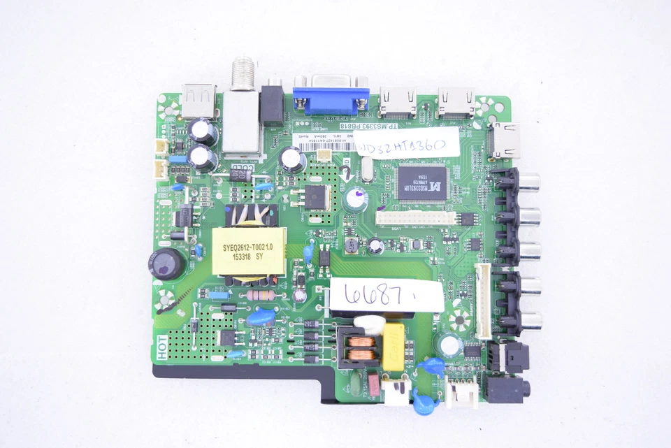 PLACA PRINCIPAL WESTINGHOUSE WD32HT1360 TP.MS3393.PB818 H15081427-0A11534 6687 Foto 1 de 1