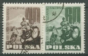 Polonia 1955 Tatra carreras de motos 928/29 sellado - Imagen 1 de 1