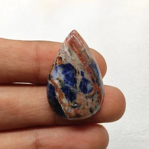 Designer multi blue sodalite cabochon smooth polished gemstone jewelry M7465 AU - Picture 1 of 5